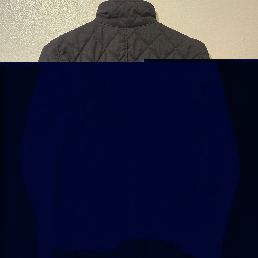 Lauren Ralph Lauren Women's Black Quilted Light Padded Full Zip Jacket Sz Small - Picture 6 of 9